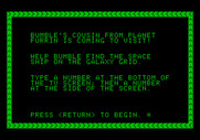 Bumble Games for Apple II - Bumble's Cousin game instructions.
