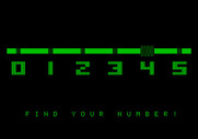 Bumble Games for Apple II - Find Your Number introduction.