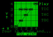 Bumble Games for Apple II - Tic Tac Toc game introduction.