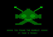 Bumble Games for Apple II - I found the Bumble!