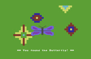 Bumble Games for Commodore 64 - I found the butterfly!