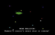 Bumble Games for Commodore 64 - News bulletin: Bumble's cousing's space ship is coming!