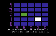 Bumble Games for Commodore 64 - Clues are provided if you guess wrong.