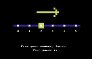 Bumble Games for Commodore 64 - The number is to the right of my last guess...