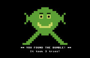 Bumble Games for Commodore 64 - I took 3 tries to find the Bumble...