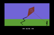 Bumble Games for Commodore 64 - Here's a completed kite...