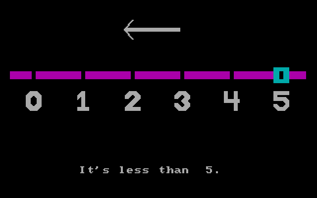 Bumble Games IBM PC/Compatibles Screenshot: I guessed 5, but the number is lower...