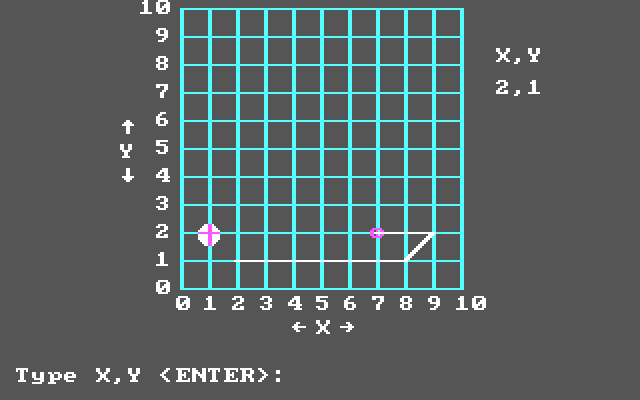Bumble Games IBM PC/Compatibles Screenshot: Drawing a boat.