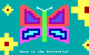 Bumble Games for IBM PC/Compatibles - Time to find a butterfly...