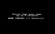 Bumble Games for IBM PC/Compatibles - Enter your name to begin.