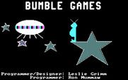 Bumble Games for IBM PC/Compatibles - Title screen.