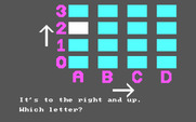 Bumble Games for IBM PC/Compatibles - Clues are given to help you find Bumble.