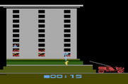 Fire Fighter for Atari 2600 - The game begins; put out the fires!