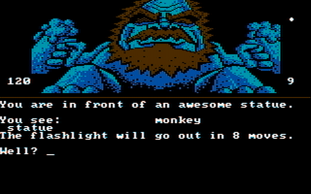 Dallas Quest, The IBM PC/Compatibles Screenshot: What is this statue?