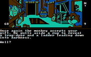 Dallas Quest, The for IBM PC/Compatibles - The monkey once again helps me out.