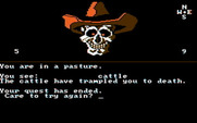 Dallas Quest, The for IBM PC/Compatibles - Don't get trampled to death!