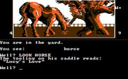 Dallas Quest, The for IBM PC/Compatibles - Here's Lucy's horse.