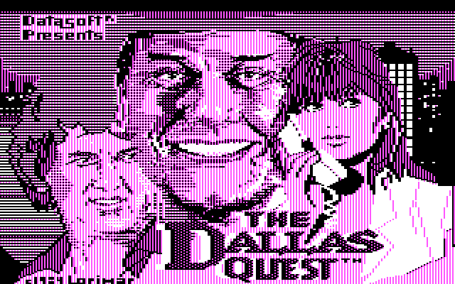 Dallas Quest, The IBM PC/Compatibles Screenshot: Loading screen.