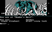 Dallas Quest, The for IBM PC/Compatibles - This elephant looks like trouble!