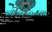 Dallas Quest, The for IBM PC/Compatibles - A lion? Oh, this must be Mane Street!