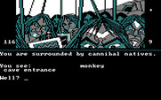 Dallas Quest, The for IBM PC/Compatibles - You are surrounded by cannibal natives...what will you do now?
