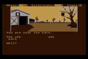 Dallas Quest, The for Atari 8-bit - Out back near the barn.
