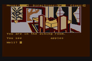 Dallas Quest, The for Atari 8-bit - Back in the house, this is the dining room...