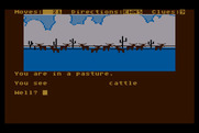 Dallas Quest, The for Atari 8-bit - In the pasture...
