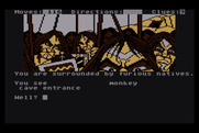 Dallas Quest, The for Atari 8-bit - You are surrounded by furious natives...what do you do?