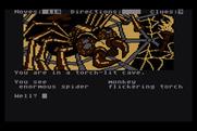 Dallas Quest, The for Atari 8-bit - It's an enormous spider!