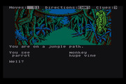 Dallas Quest, The for Atari 8-bit - There are many creatures in the jungle, some dangerous, some friendly...