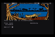 Dallas Quest, The for Atari 8-bit - A boat...that looks useful!