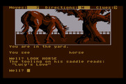 Dallas Quest, The for Atari 8-bit - Here's the horse "Lucy's Love".