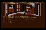 Dallas Quest, The for Atari 8-bit - Exploring the house...there is an envelope here!