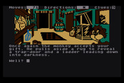 Dallas Quest, The for Atari 8-bit - The monkey helps me once again...