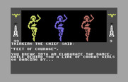 Dallas Quest, The for Commodore 64 -  A song and dance number? Why not?!