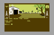 Dallas Quest, The for Commodore 64 - You are near the barn...