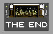 Dallas Quest, The for Commodore 64 - The end! Play again?
