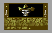 Dallas Quest, The for Commodore 64 - This is one way to die in the game...