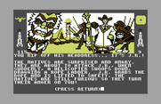 Dallas Quest, The for Commodore 64 - It's J.R. in disguise!