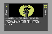 Dallas Quest, The for Commodore 64 - According to the sign, here's where I can go...