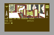 Dallas Quest, The for Commodore 64 - Meanwhile, back in the house, this is the dining room...