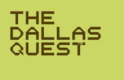 Dallas Quest, The for Commodore 64 - The game title followed by the credits scroll vertically.