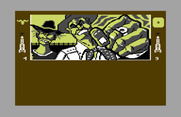 Dallas Quest, The for Commodore 64 - Oops, I shouldn't have left the house via the front door...