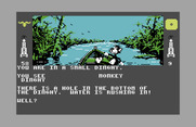 Dallas Quest, The for Commodore 64 - Water is coming in through a hole, what should I do?