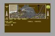 Dallas Quest, The for Commodore 64 - Lookout, it's a giant rat!