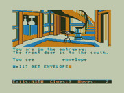 Dallas Quest, The for TRS-80 Color Computer - This is the entryway, and there's an envelope here!