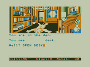 Dallas Quest, The for TRS-80 Color Computer - Hmm, let's see what's in the desk.