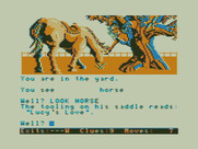 Dallas Quest, The for TRS-80 Color Computer - This horse is "Lucy's Love"...