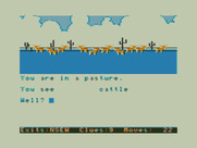 Dallas Quest, The for TRS-80 Color Computer - In the pasture.